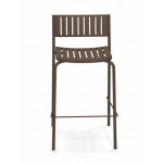 TABOURET HAUT BRIDGE, Marron d'Inde de EMU