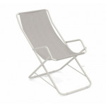 chaise longue bahama emu blanc