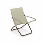 chaise longue snooze emu marron beige