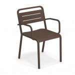 fauteuil urban emu marron d'inde