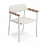 fauteuil shine emu blanc mat