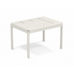 repose pieds shine emu blanc mat