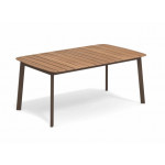 table shine 166 emu marron d'inde