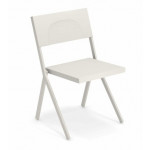 chaise mia emu blanc mat