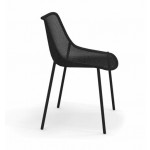 chaise round emu noir