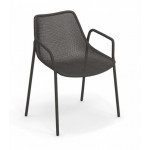 fauteuil round emu fer ancien