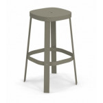 tabouret haut emu gris vert