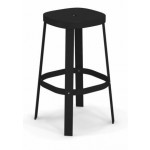 tabouret haut emu noir