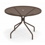 table ronde cambi 106 emu marron