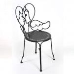 Ange Chaise Design Fermob Noir