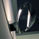 applique murale mesmeri led artemide chrome