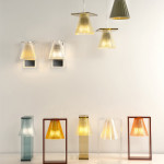 applique murale light air sculpte kartell cristal