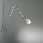 applique murale tolomeo braccio led artemide variateur