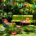 banc louisiane fermob piment