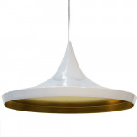 Beat Light Wide Tom Dixon suspension design blanc