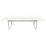 Biarritz Table A Allonge Design Fermob Blanc
