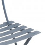 bistro fermob pack de 2 chaises design gris orage