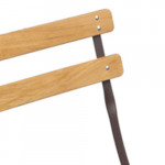bistro naturel fermob pack de 2 chaises blanc