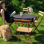 bistro naturel fermob pack de 2 chaises blanc