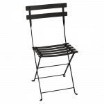 Bistro Lot de 2 Chaises Design Fermob Noir