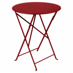 table ronde bistro 60 fermob piment