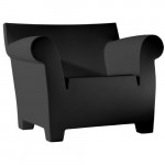 Bubble Club Kartell fauteuil design noir