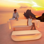 table basse bum bum vondom blanc