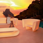 table basse bum bum vondom blanc