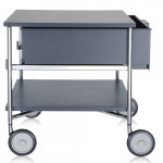 caisson roulettes mobil 1 tiroir kartell ardoise