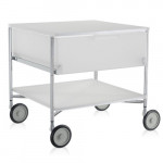 caisson roulettes mobil 1 tiroir kartell blanc