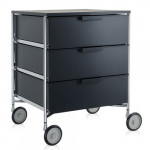 caisson rangement mobil 3 tiroirs kartell ardoise