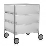 caisson rangement mobil 3 tiroirs kartell blanc