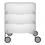 caisson rangement mobil 3 tiroirs kartell blanc