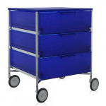 caisson rangement mobil 3 tiroirs kartell cobalt