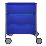 caisson rangement mobil 3 tiroirs kartell cobalt