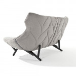 canape foliage kartell blanc trevira gris