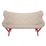 canape foliage rouge kartell trevira beige