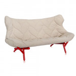canape foliage rouge kartell trevira beige