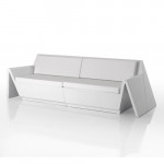 canape rest vondom blanc mat