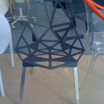 Chair One Chaise Design Magis Anthracite Pieds Alu