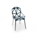 Chair One Chaise Design Magis Anthracite Pieds Alu