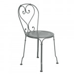 chaise 1900 fermob gris orage