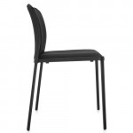 chaise audrey soft kartell noir noir