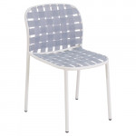chaise yard emu blanc gris