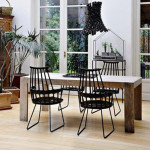 chaise tubulaire comback kartell blanc