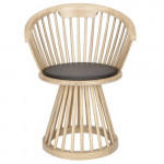 chaise fan tom dixon chene naturel