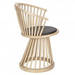 chaise fan tom dixon chene naturel