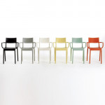 chaise generic a kartell gris