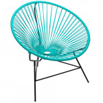 fauteuil huatulco boqa vert turquoise