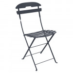 chaise pliante la mome fermob carbone